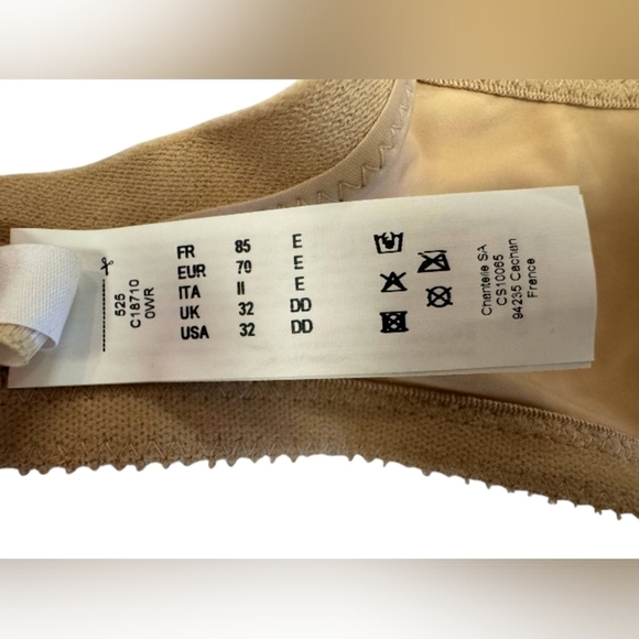 Chantelle NWT Maternity Nursing Bra Nude Size 32E - Picture 7 of 7